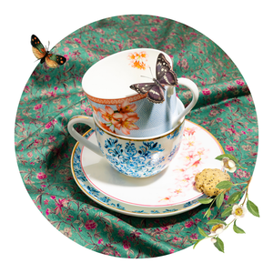 Beautiful tea cups from Inspirational Tea Co.